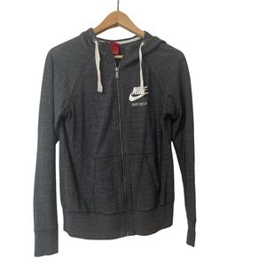🪴Amazing charcoal Nike zipper hoodie size small